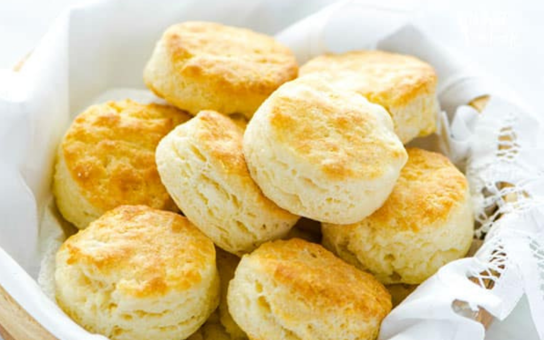 Homemade Biscuits with Homemade Sugar Syrup
