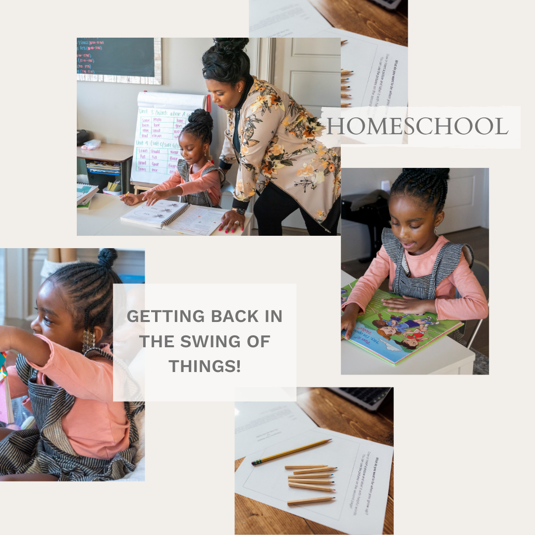 Getting Back into the Swing of Homeschooling after the Holidays