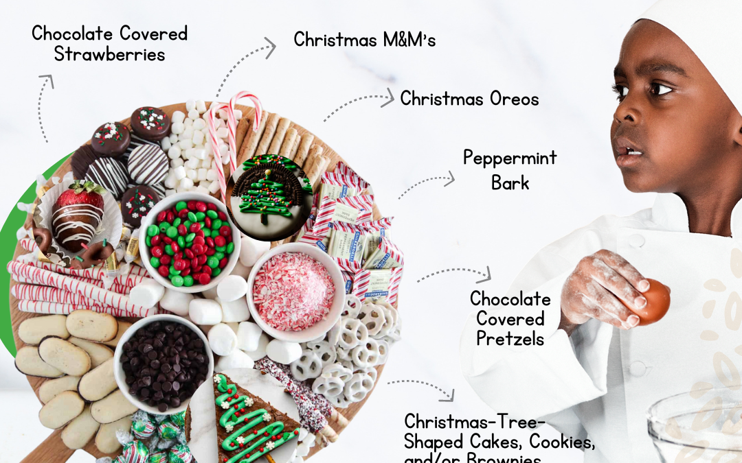 Tamela Gill Davis - Christmas Dessert Charcuterie Board Recipe - Image Ingredients